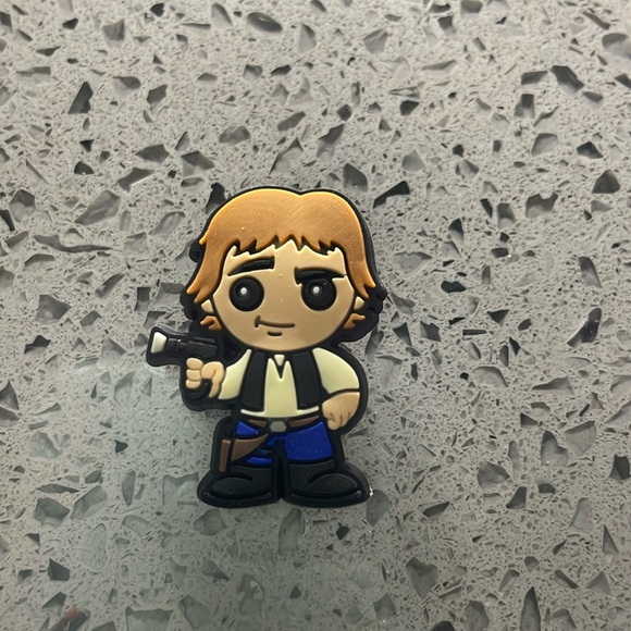 7/$10 Han Solo Star Wars Chibi crics shoe charm Jibbitz - Picture 1 of 1